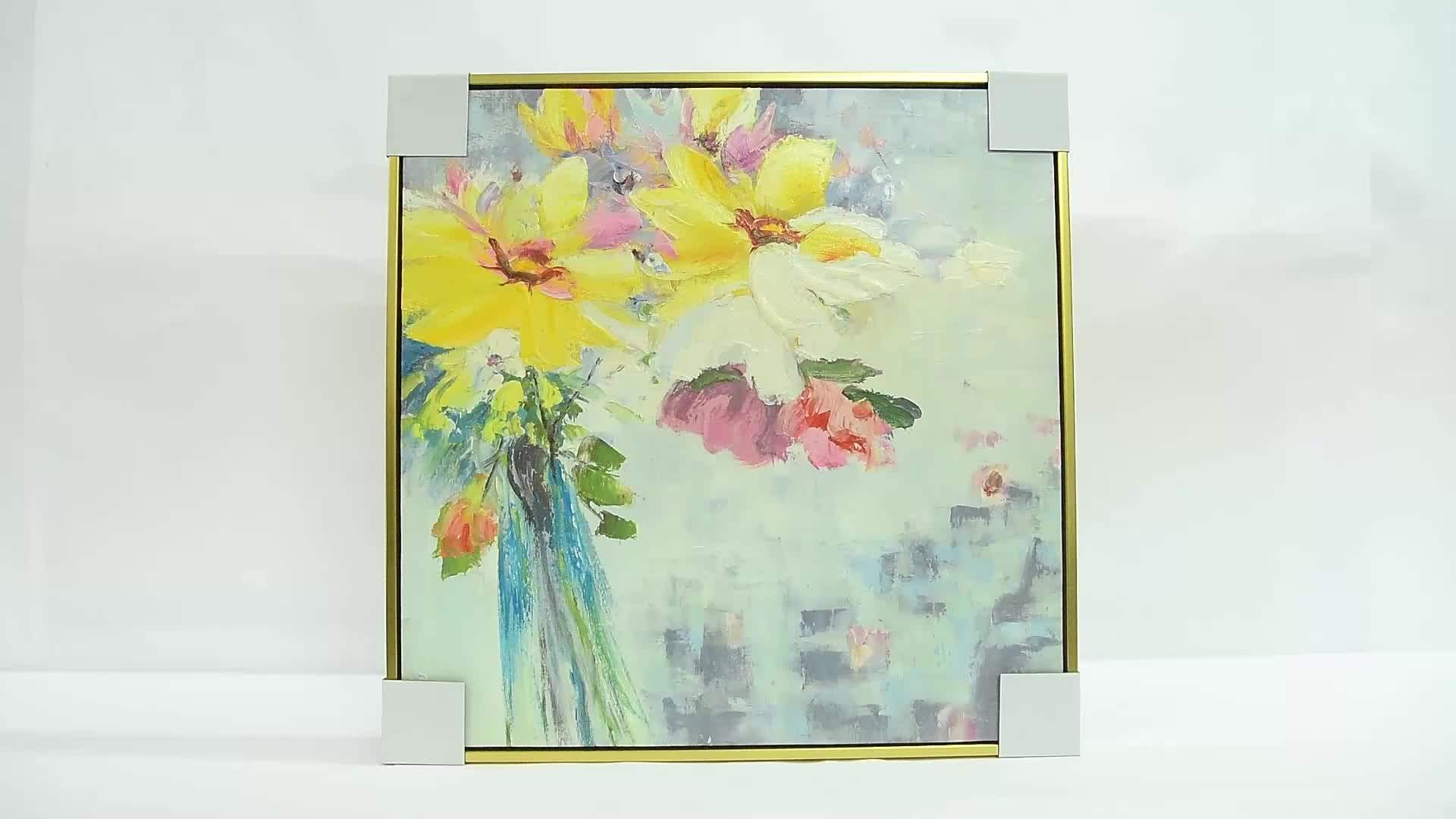 热销中国制造抽象摇钱树调色板刀油画| Alibaba.com