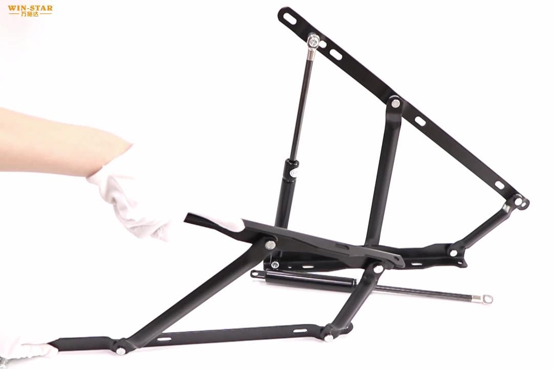 Factory Supply Metal Folding Gas Lift Bed Mechanism With Gas Springs