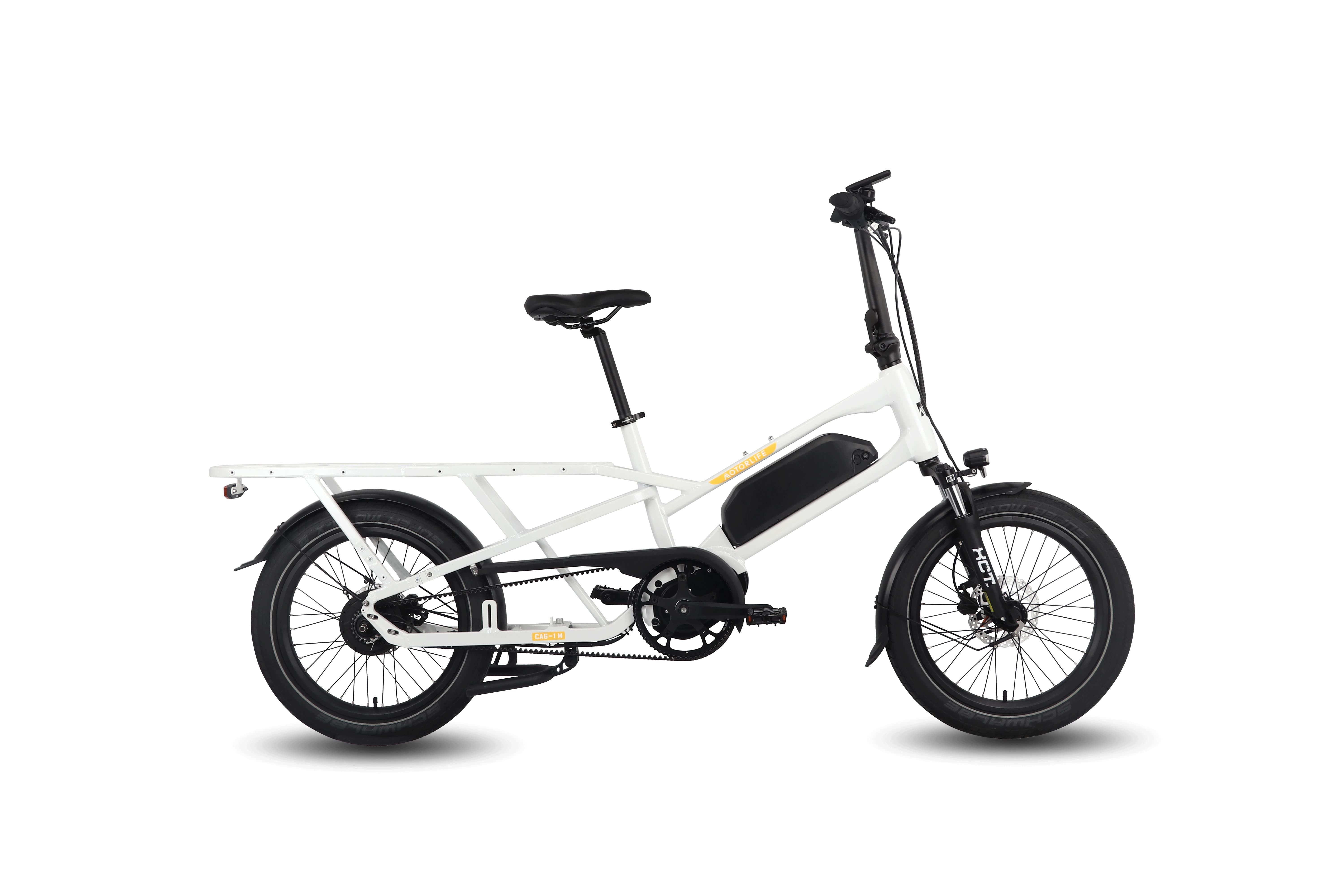 Eunorau MaxCargo EBike Long Trail Cargo 250W Electric Bike As Family