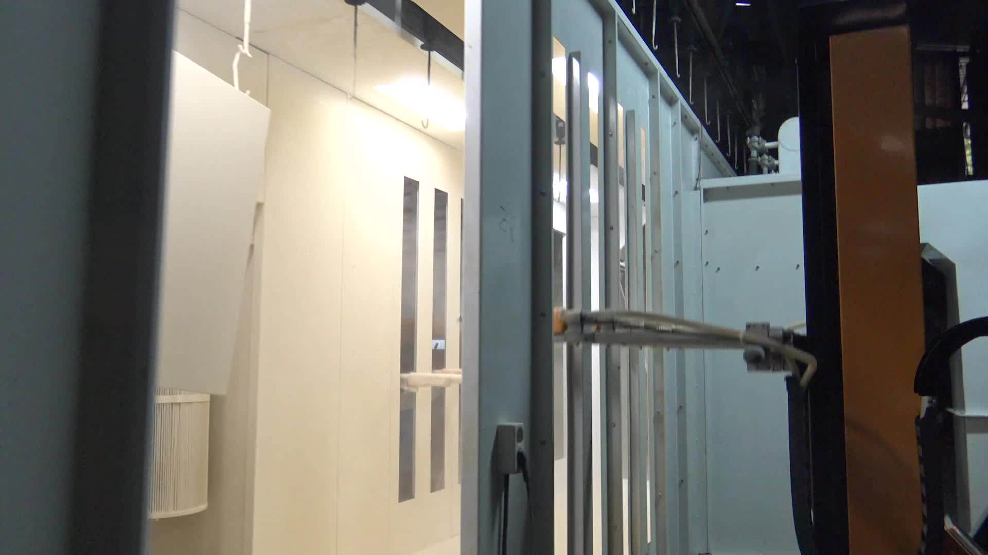 Pp Plastic Spray Booth Powder Coating Cyclone Booth Buy Powder Booth