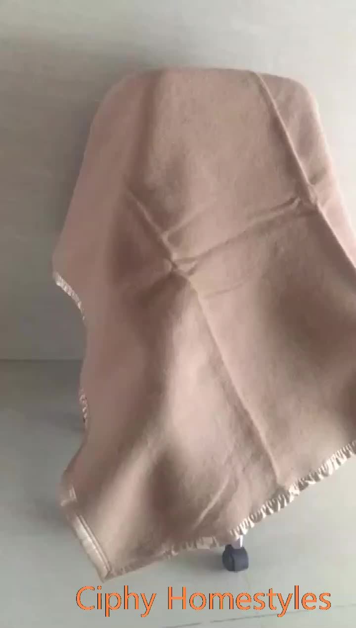 100 Pure Mongolian Camel Wool Blanket Throw Heated Airplane Blanket
