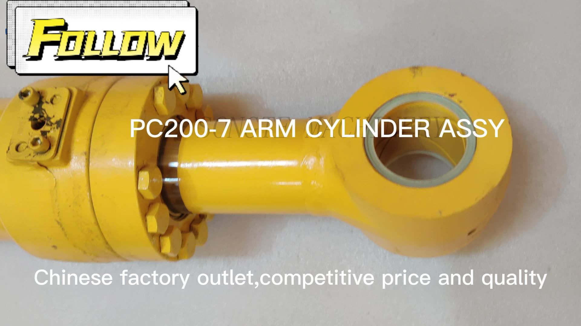 Pc2007 Mini Hydraulic Cylinders Bucket Cylinder Assembly Excavator For