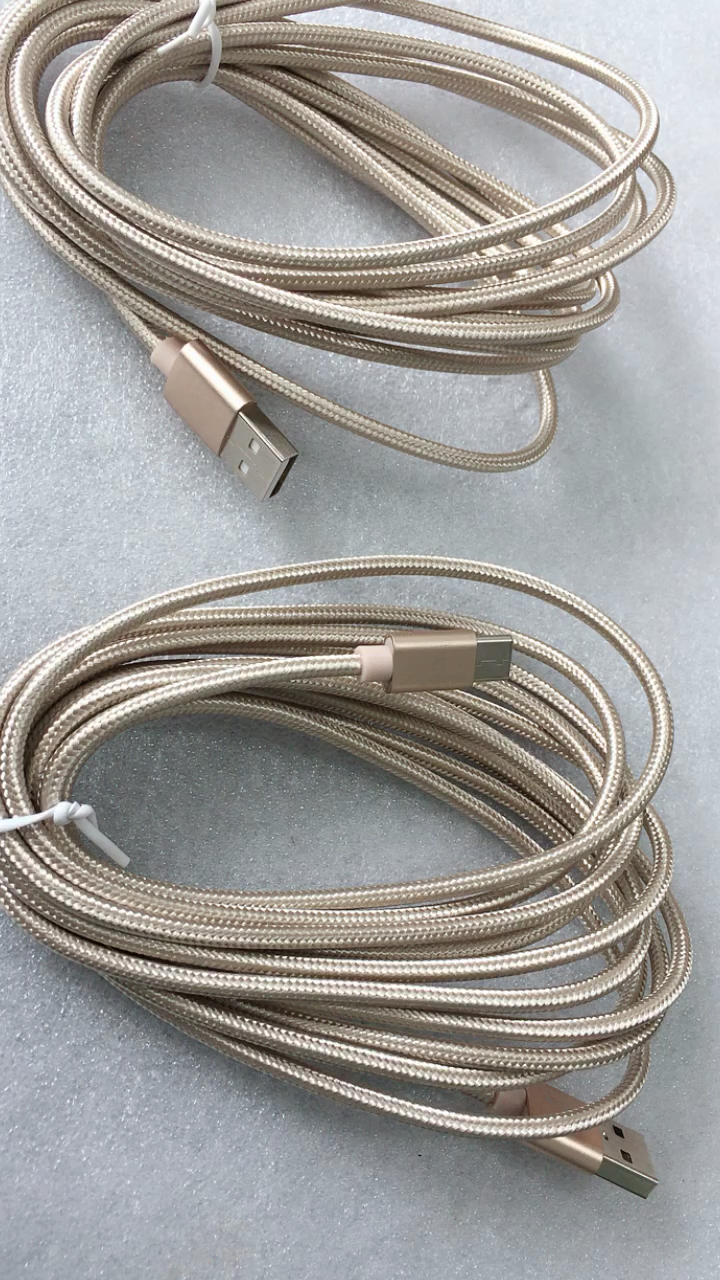 Nylon Braided Usb Micro Cable Micro Usb Otg Cable,Both Ends Micro Usb