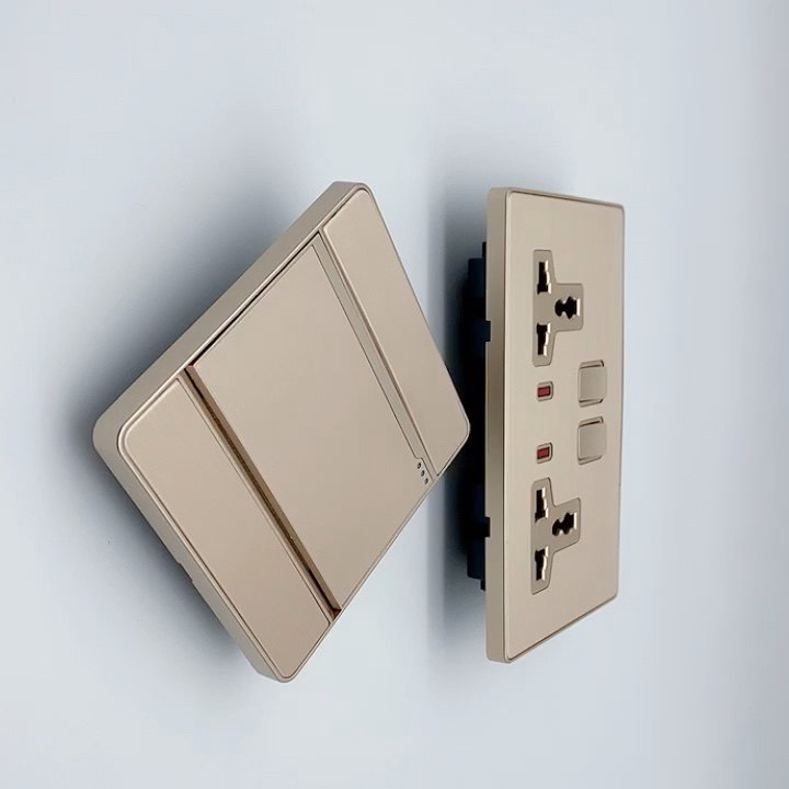 Nigeria New Design Decorative Hotel Electric Light Wall Switch And