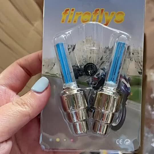 Accesorios Tapas para válvulas 2 LED de la cubierta de la válvula del neumático para los neumáticos Firefly Radiant Neumáticos Deportes Luces de Neón Bicicleta Coche Motocicleta Accesorios Luz Azul raghuinstech.com