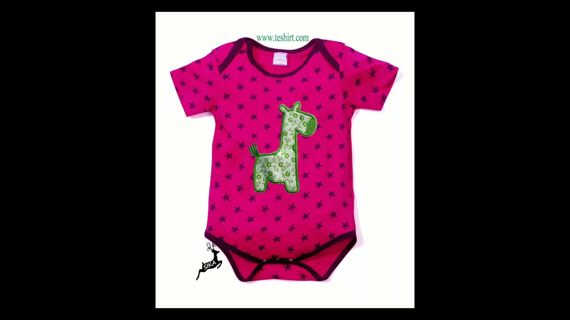 Comfortable Short Sleeve N Newborn Cotton Baby Romper Infant Clothing Pajamas Romper Baby Girls