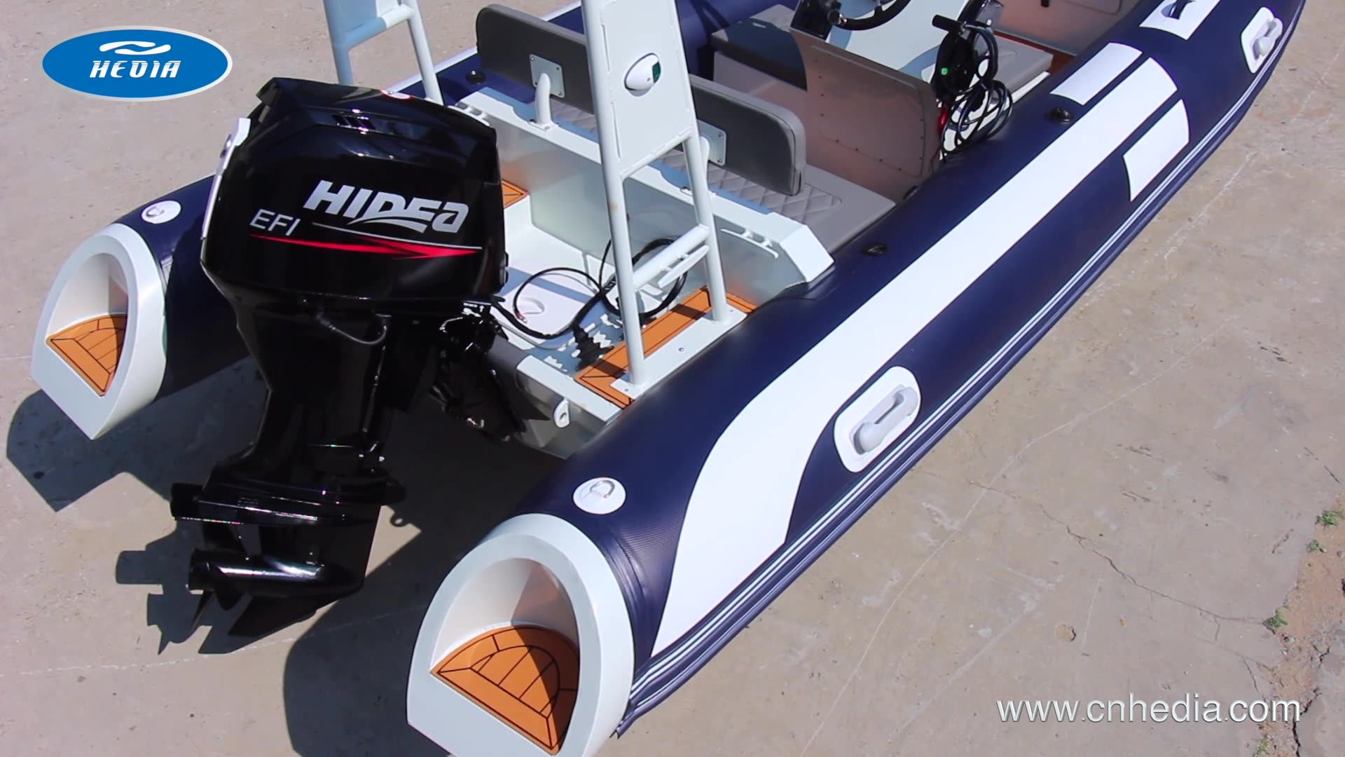 Ce Highfield Approval Luxury 16ft Deep V Orca Hypalon Inflatable