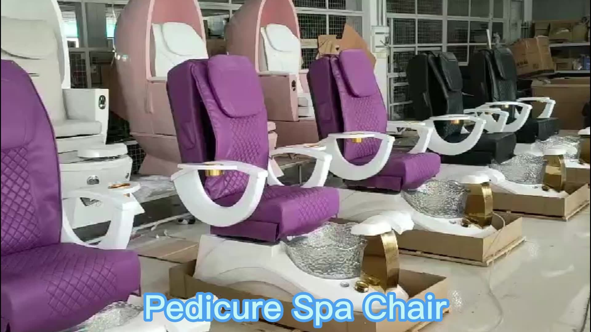 2023 Luxury Electric Massage Pedicure Chairs Nail Salon Foot Spa