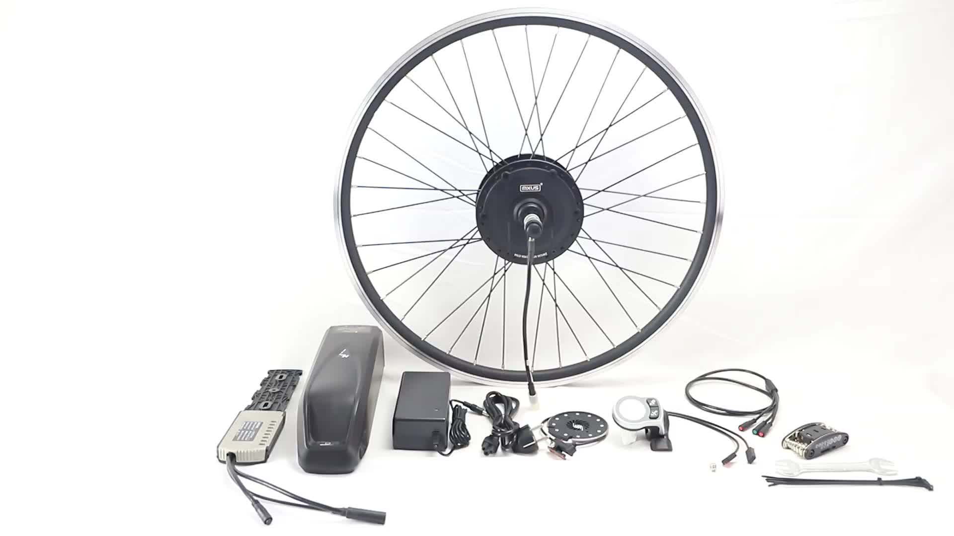 Cheap Mxus 350w Electric Geared Motor Kits Of Ebike Conversion Kit