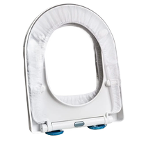 Disposable toilet seat portable waterproof toilet cover travel home non-woven hotel toilet cover toilet seat pad