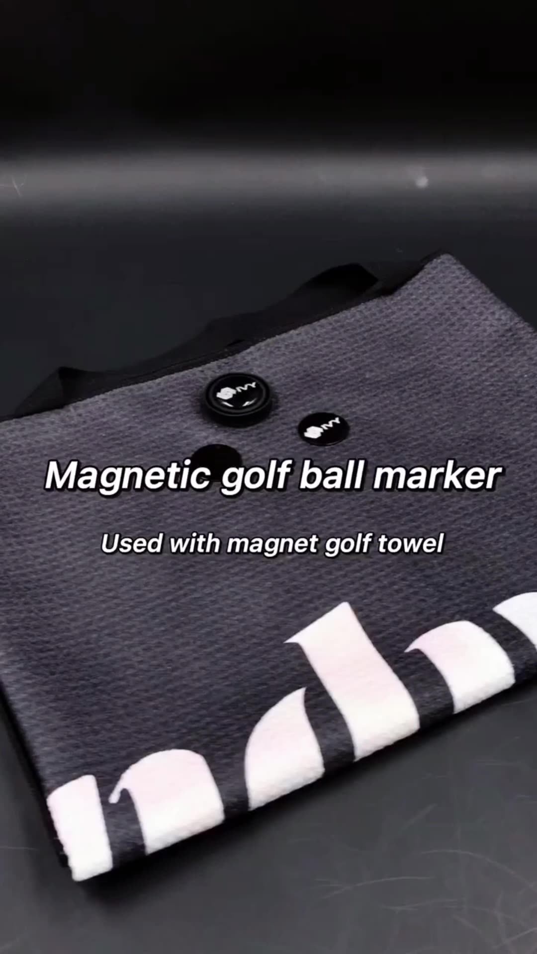 Custom Microfiber Personalised Metal Clip Microfiber Waffle