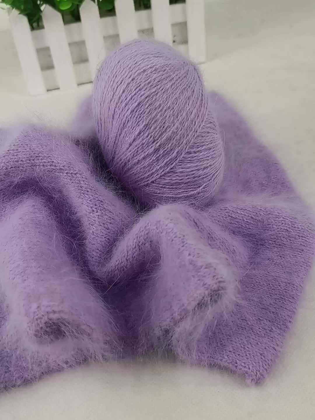 Factory Price 1/7nm Soft 30 Polyamides 70 Angora Rabbit Hair Fancy