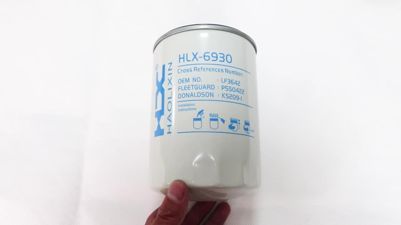 HLX Excavator Oil Filters - High Efficiency & Durability