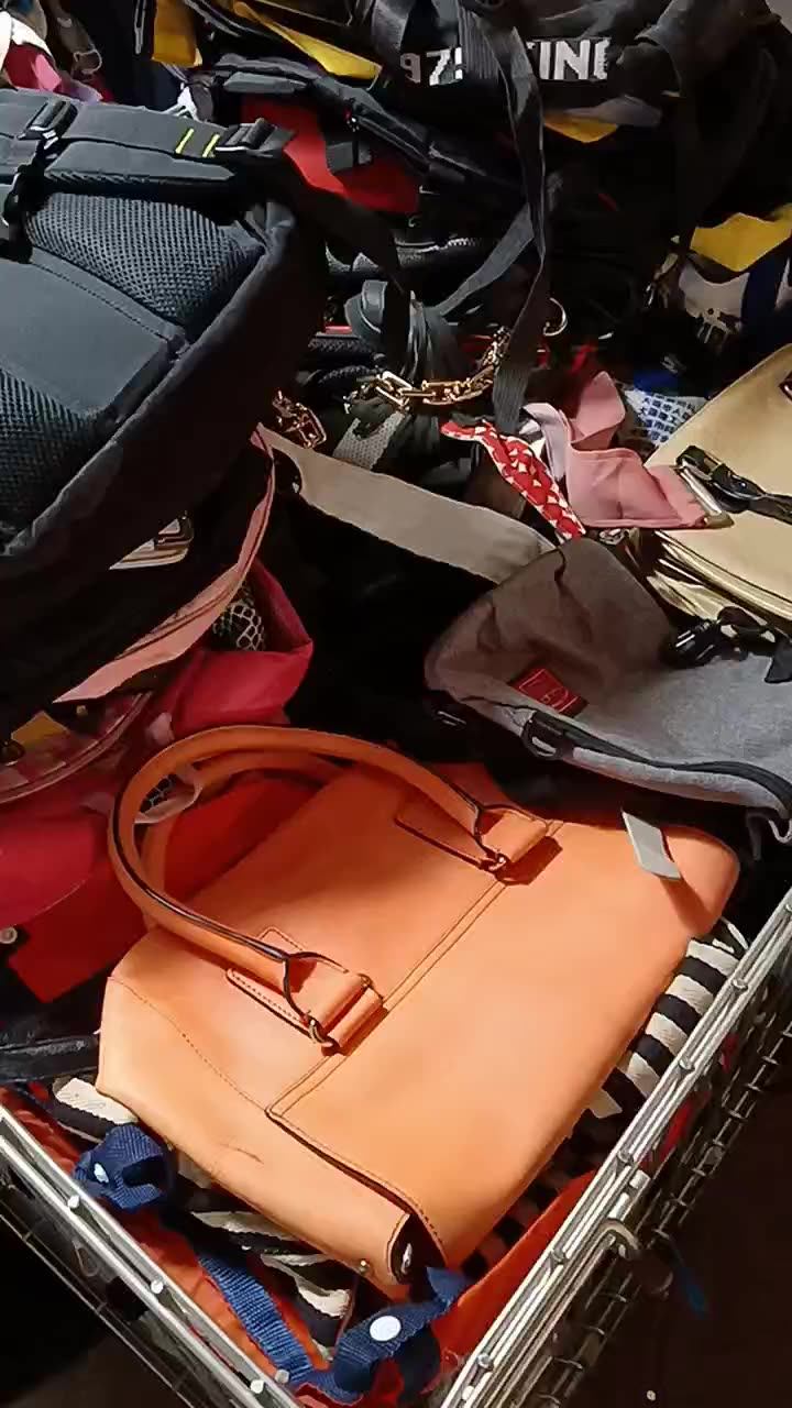 Factory Wholesale Used Leather Bag In Bulks For Women Good Quality