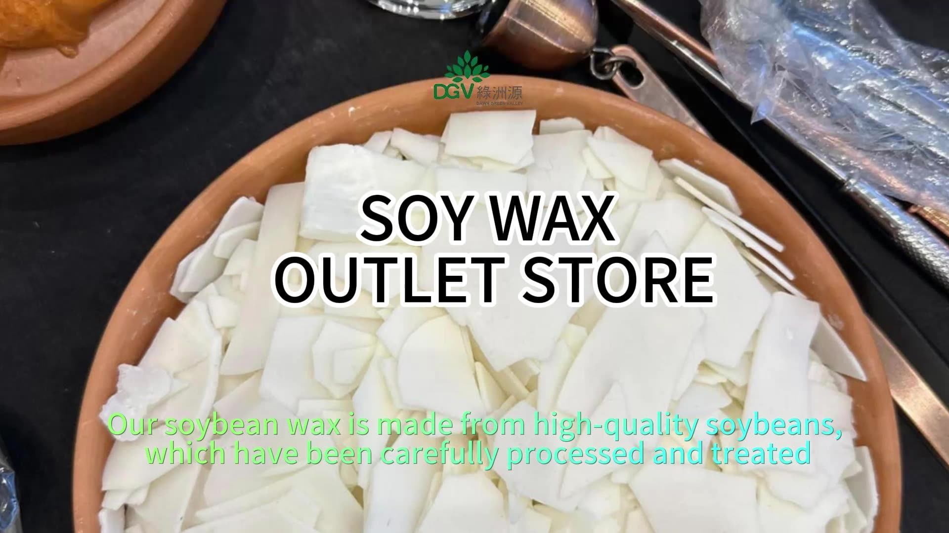 Hot Selling Luxury 20kg Carton Soya Wax Flakes For Molds Alternative To