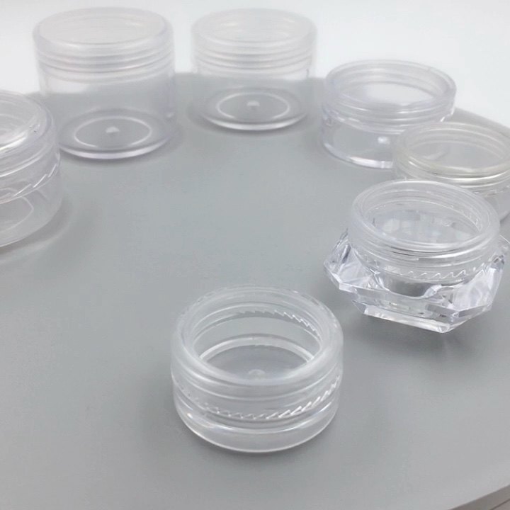 Beauty Containers Wholesale Square Cosmetic Jars Mini Lip Balm Sample