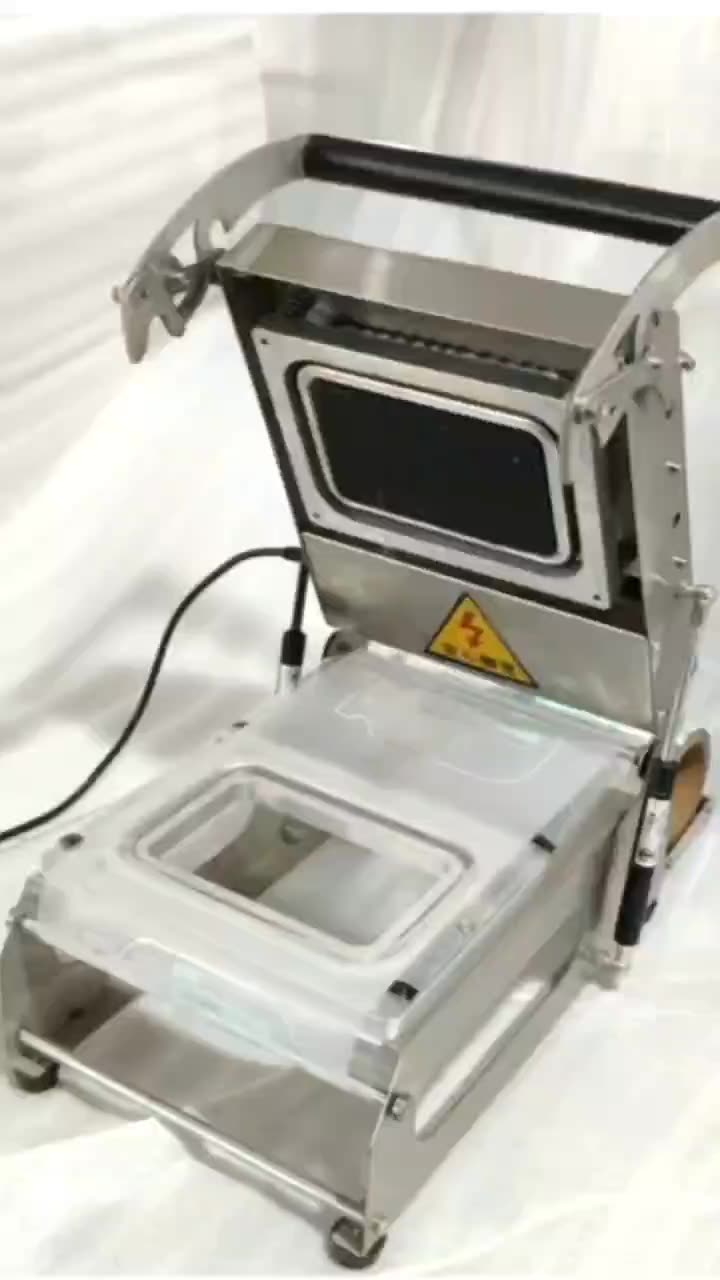 Classic 1 Out 2 Plastic Container Tray Sealer Sealing Machine For