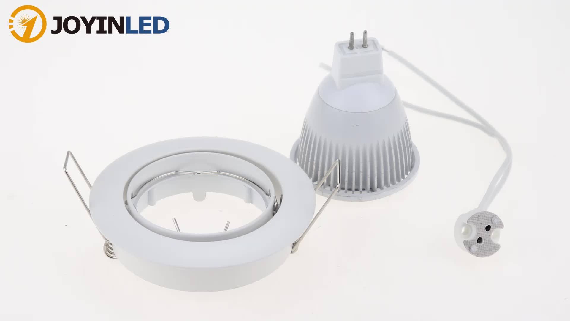Cheap Price White Housing Mr16 Gu10 Led Ceiling Light Fittings Round