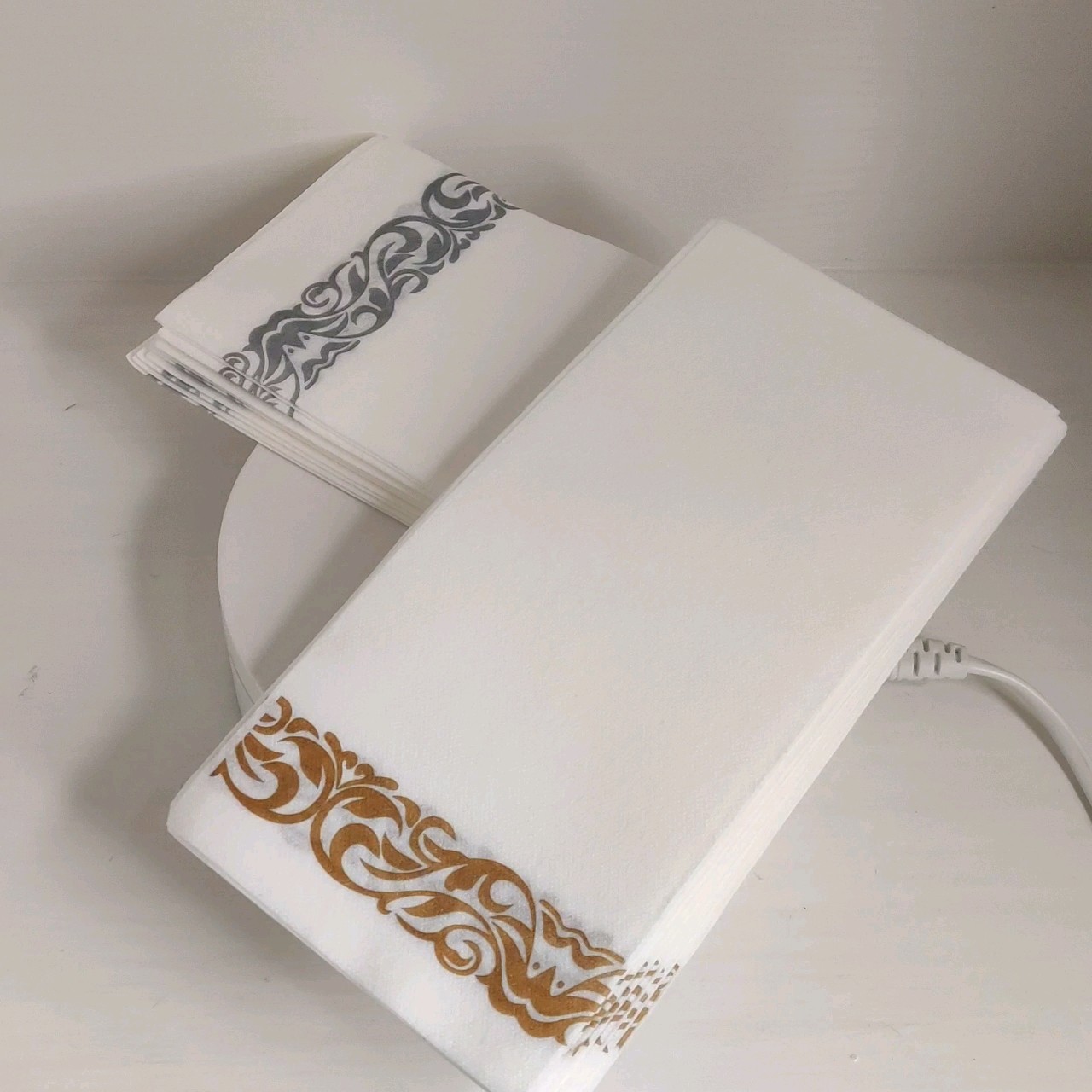 Linen Feel Guest Towels Disposable Cloth Like Paper Hand Napkins Soft