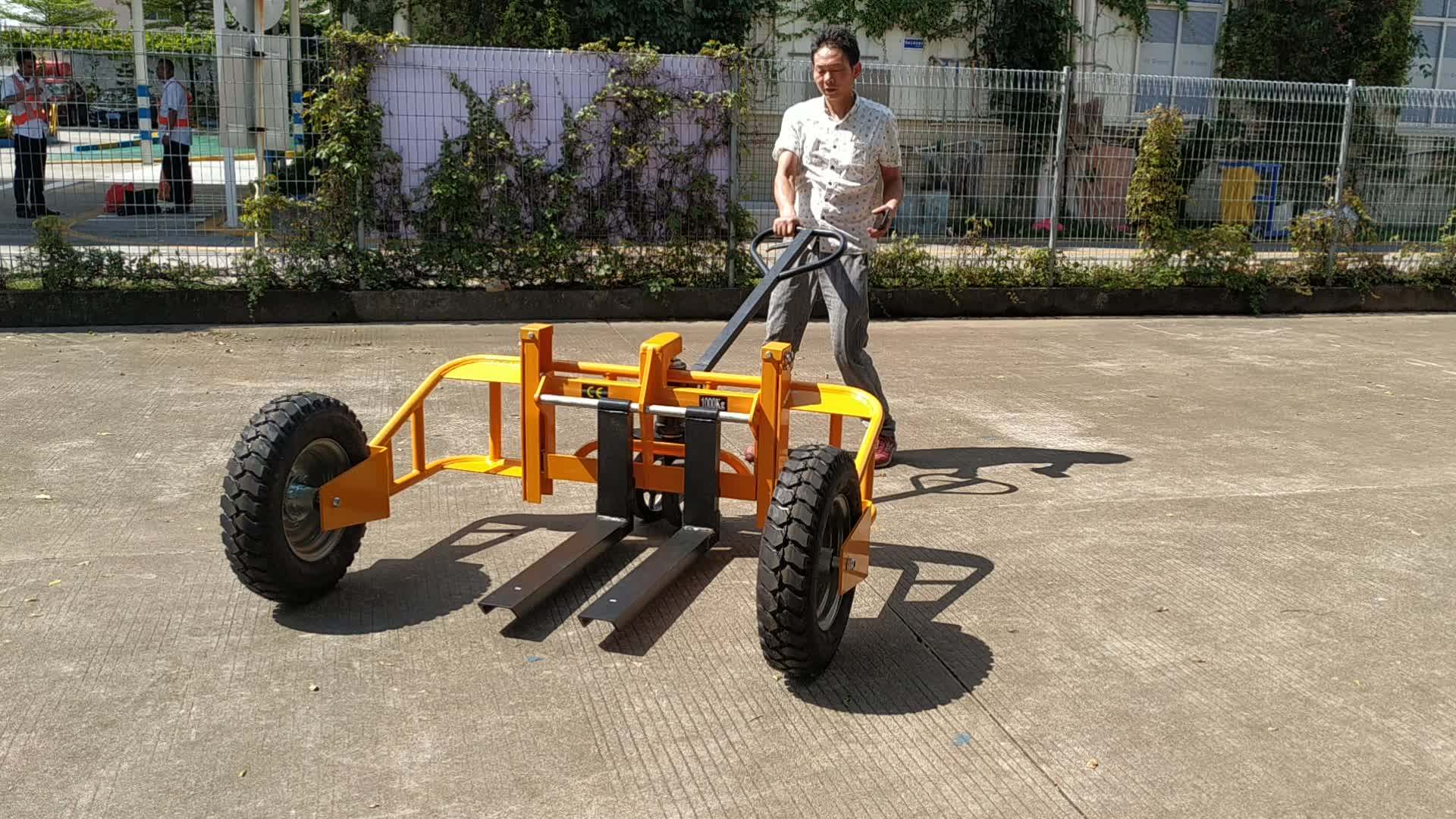 Cheap 1ton Hydraulic Pallet Truck Portable Allterrain Pallet Jack