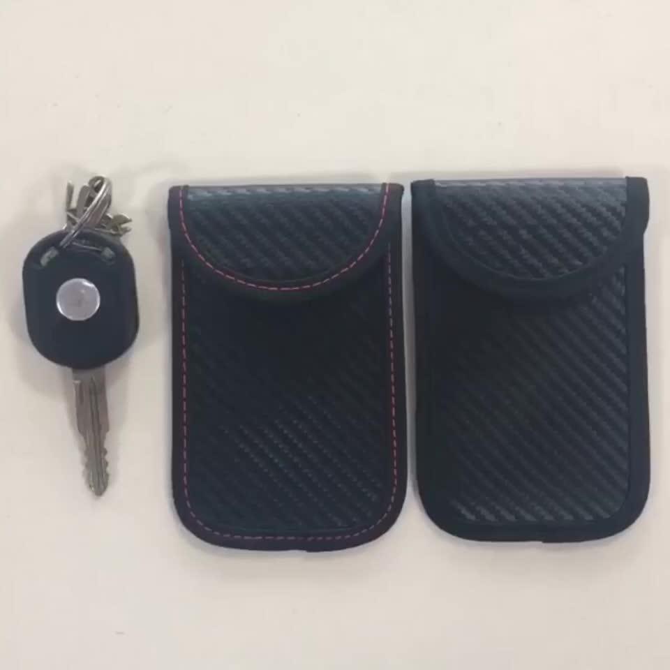 Rfid Key Fob Protector Pouch,Faraday Bag Antitheft Rfid Blocking Emf