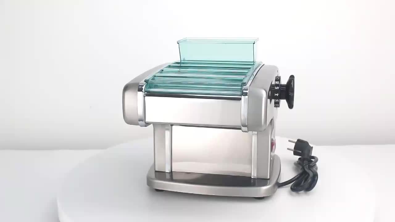 Gzkitchen Electric Pasta Maker Stainless Steel Lasagne Spaghetti Maker Machine With Three Cutter
