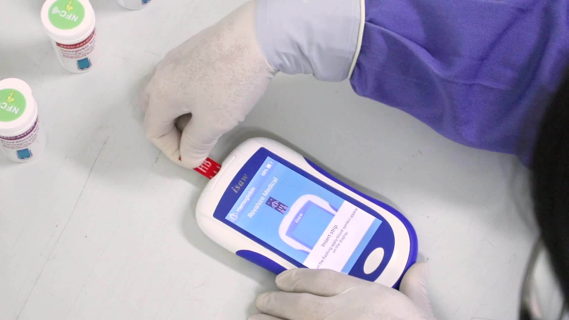 2019 Easy To Use Quick Check Blood Testing Equipment Lipid Profile