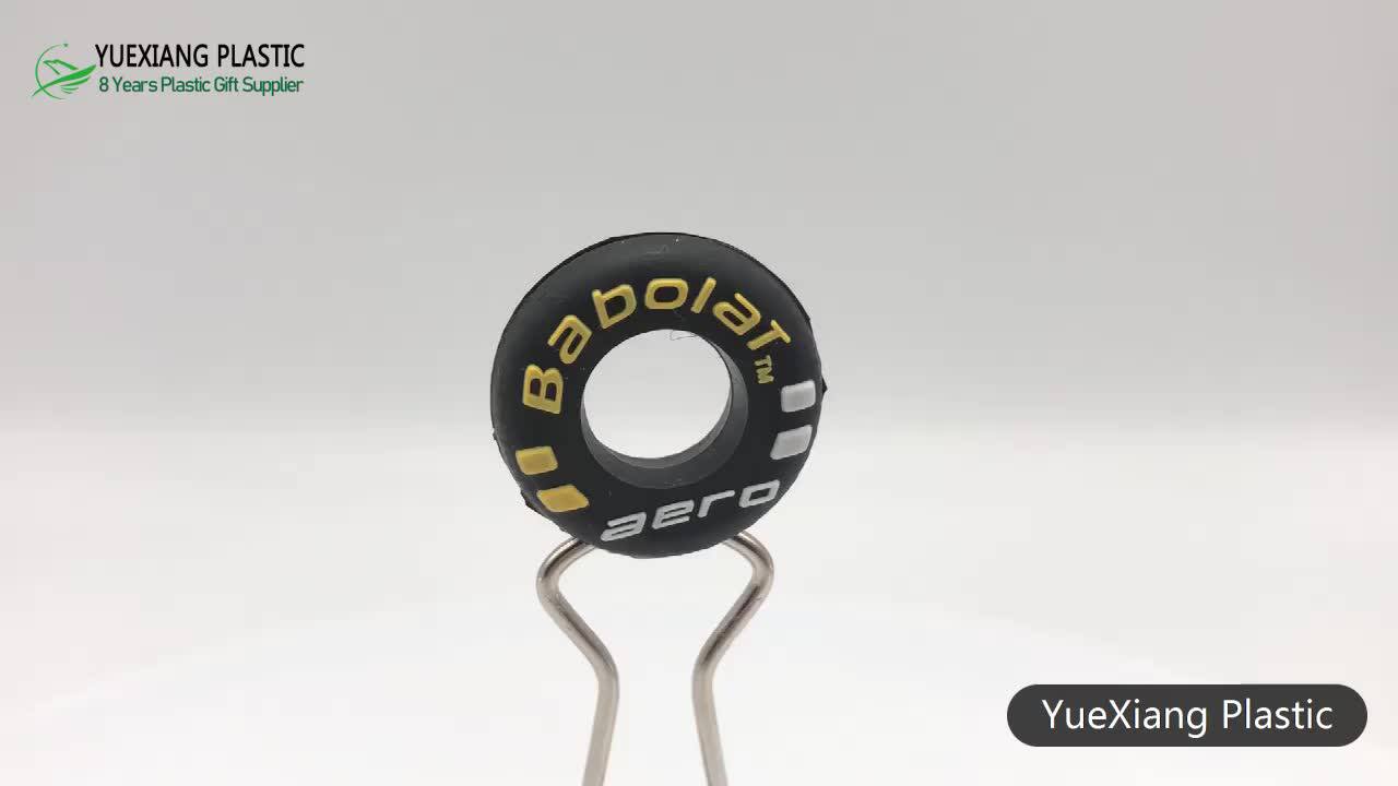 Custom Cool Pvc Tennis Shock Absorbers Cute Emoji Rubber Vibration