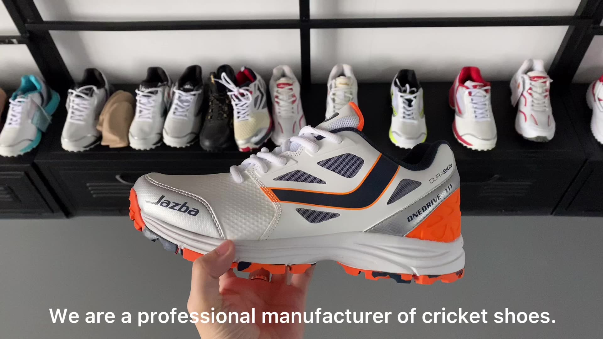 Smd Custom Rubber Spike Jazba Grippers Cricket Sport Shoes For Men