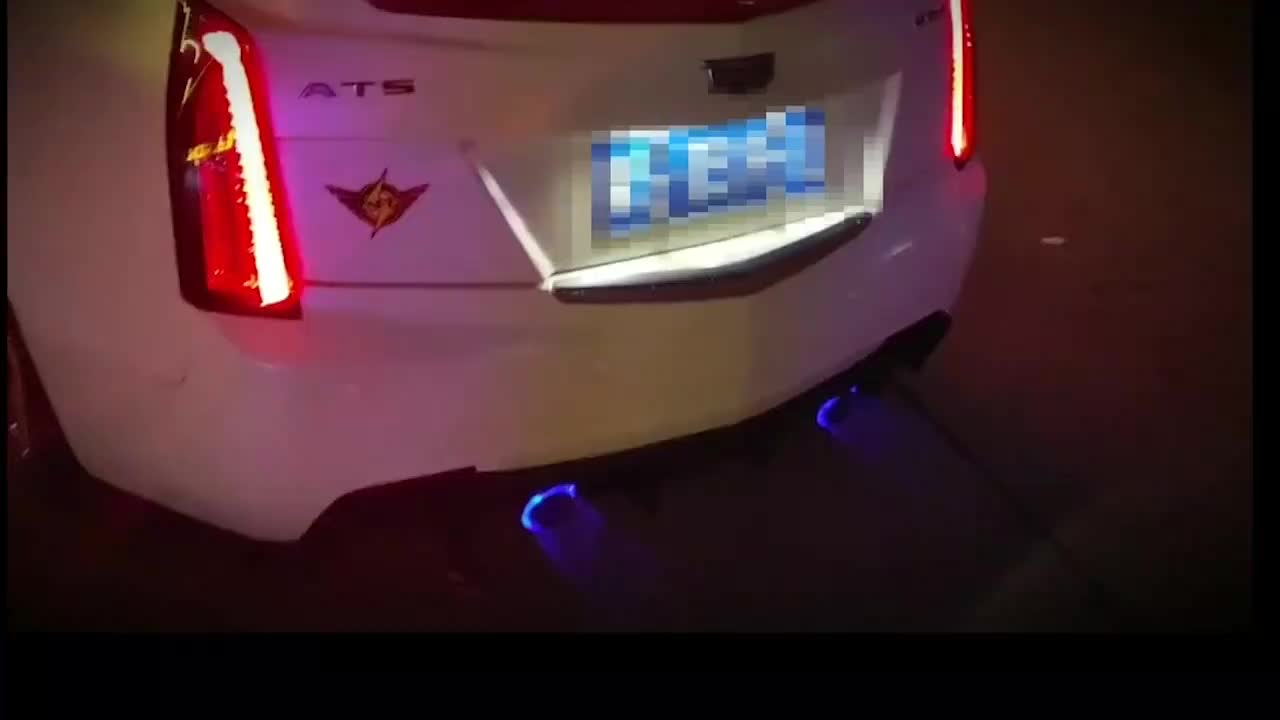 Universal Stainless Steel Car Exhaust Pipe Tail Pipe Led Exhaust Tips