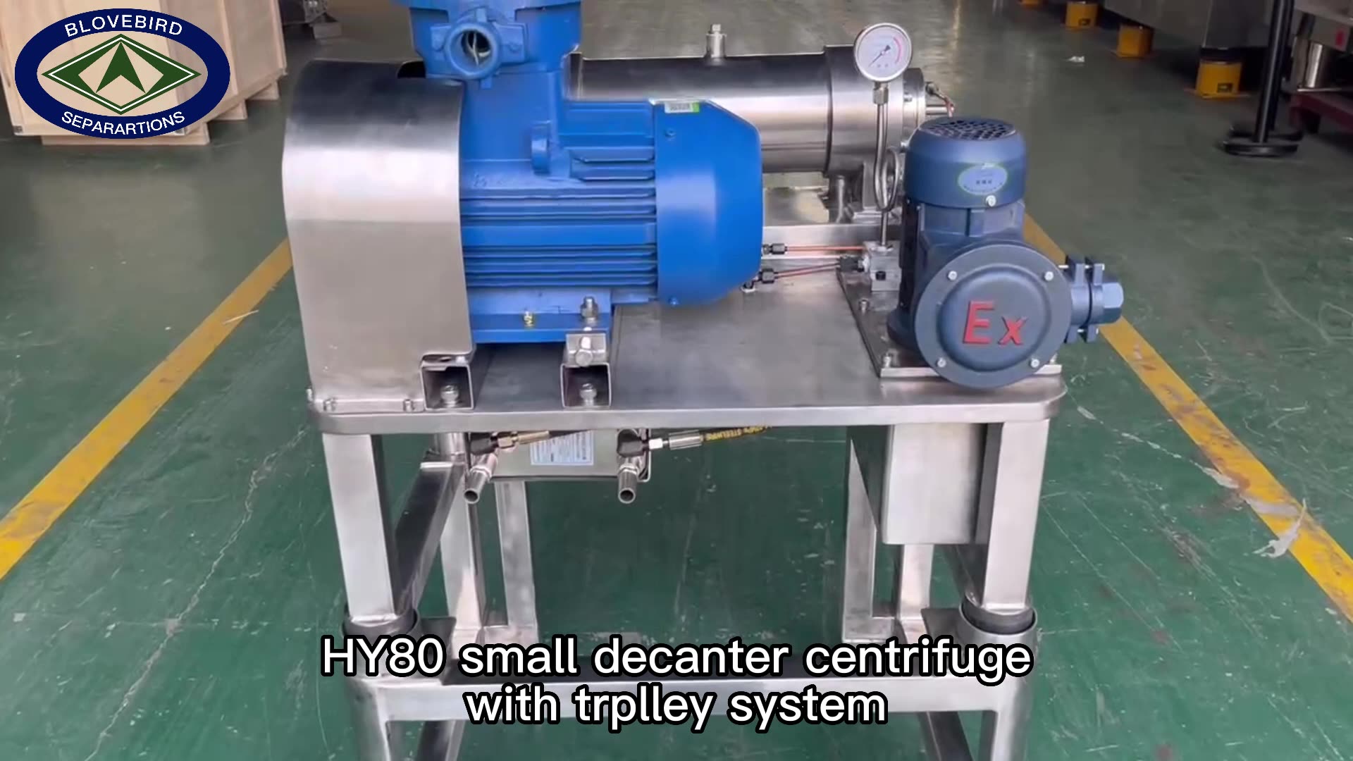 High Quality Bench Scale Decanter Centrifuge 1500l/h Lab Twophase Separation Mini Decanter