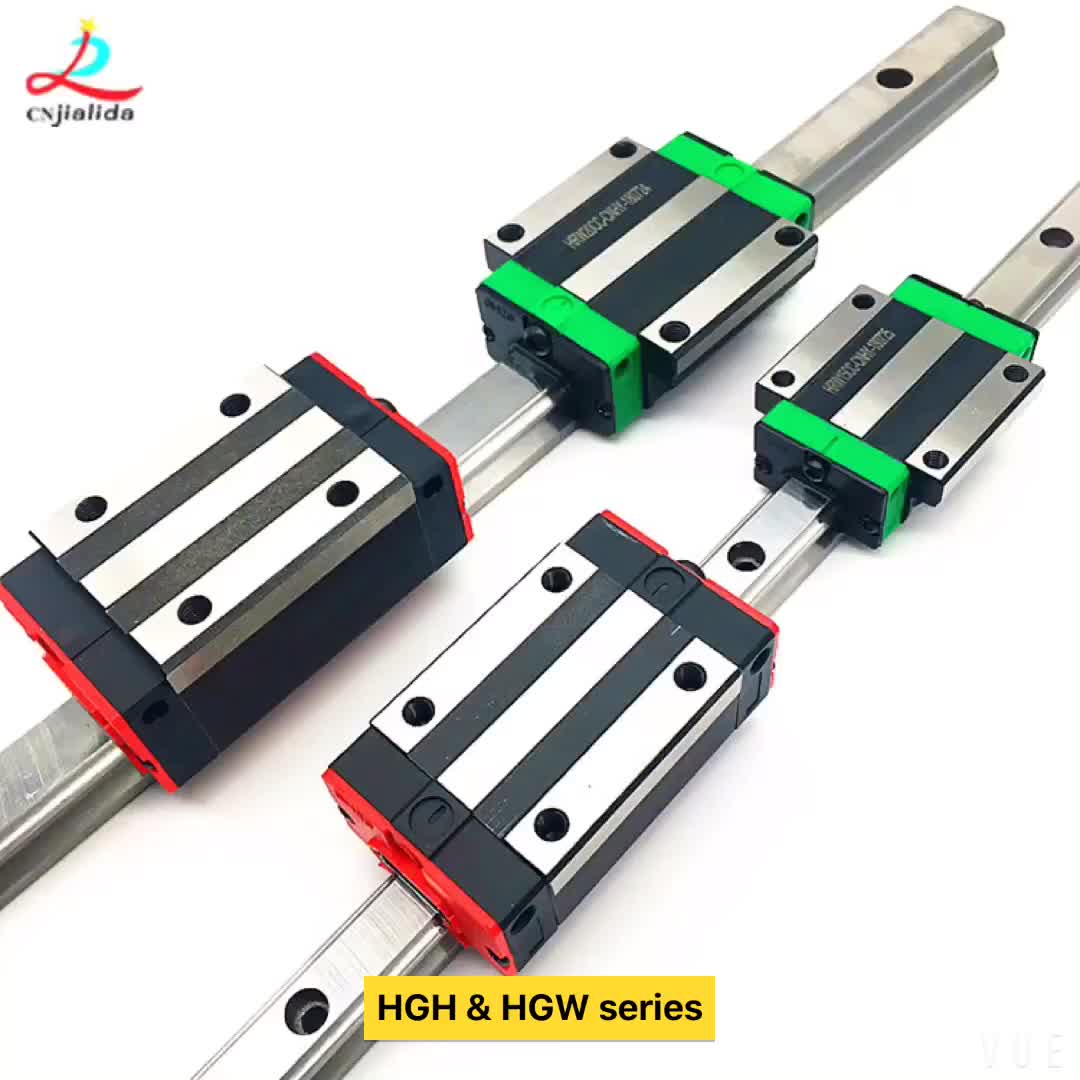 Linear Guide Block Hgh And Hgw Series 15mm 20mm 25mm 30mm 35mm For Cnc