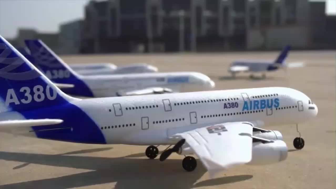 Epp 3 Channel Led Light Toy 70g Flying Rc Airplane Airbus A380 Buy Rc