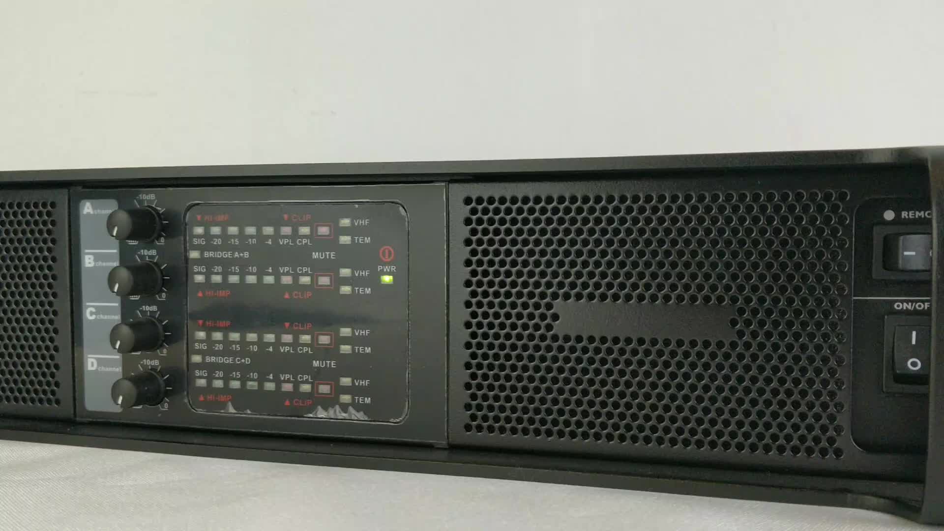 8 Channel Power Amplifier 2000 Watt Pa Amplifier - Buy Stage Master