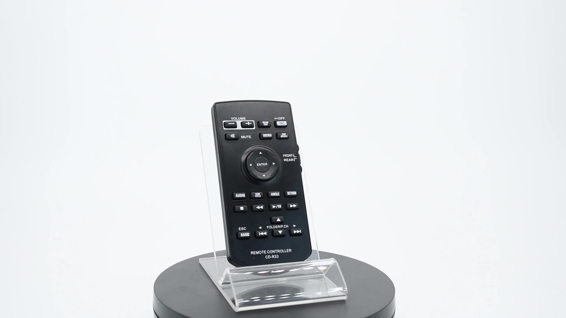Télécommande De Remplacement Pour Autoradio Pioneer AVH-W4500NEX - Modèle CD-R33 CXE5116 - Noir, Infrarouge, Piles Non Incluses