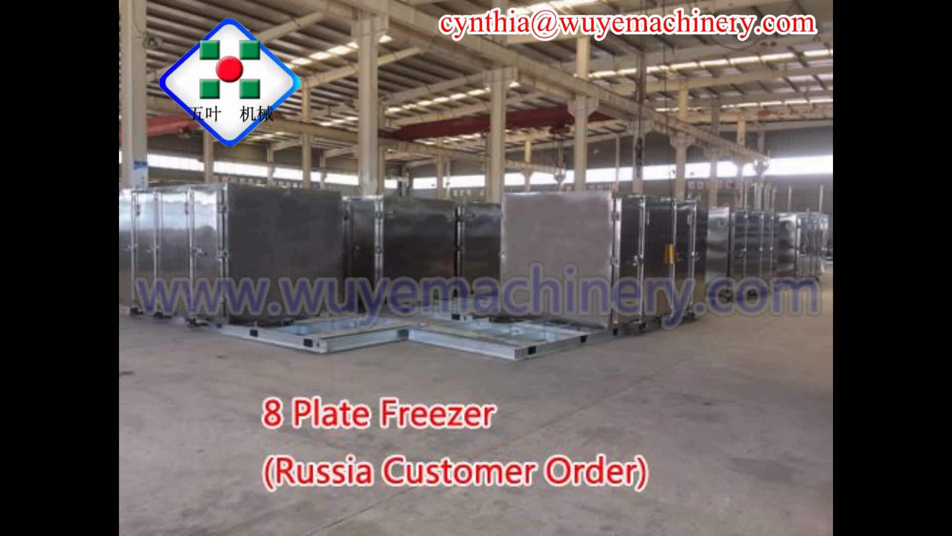 Commercial Plate Quick Freezing Blast Contact Cold