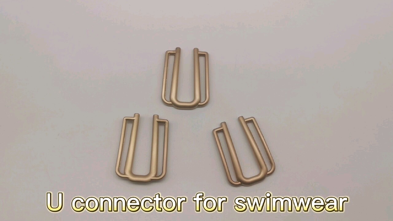 Hot Sale Bra Connector Matt Lemon Gold Bikini Connector U Shape ...