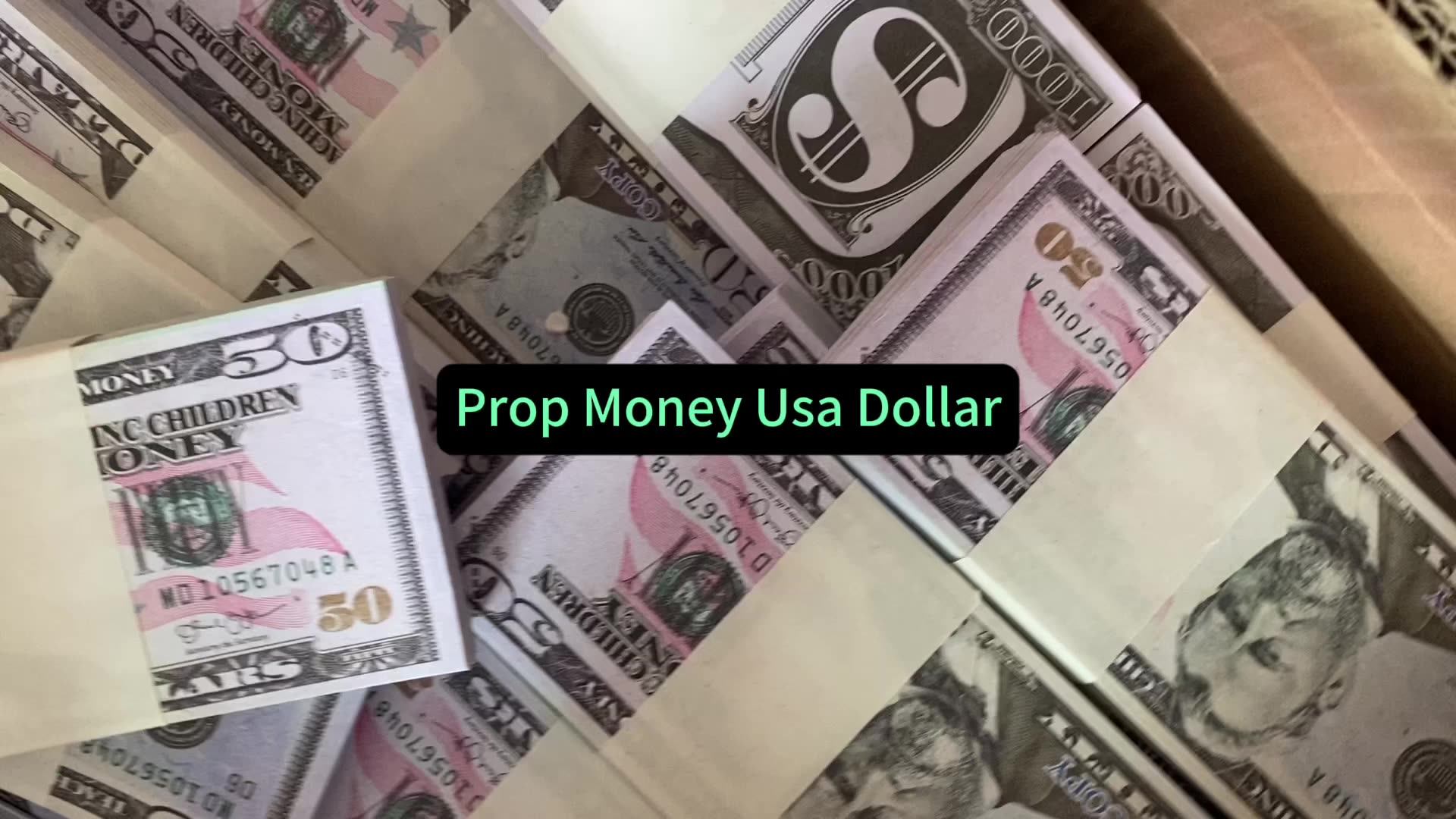 New Fashion Usa 100 Dollar Money Bank Money Notes Prop Money For Party