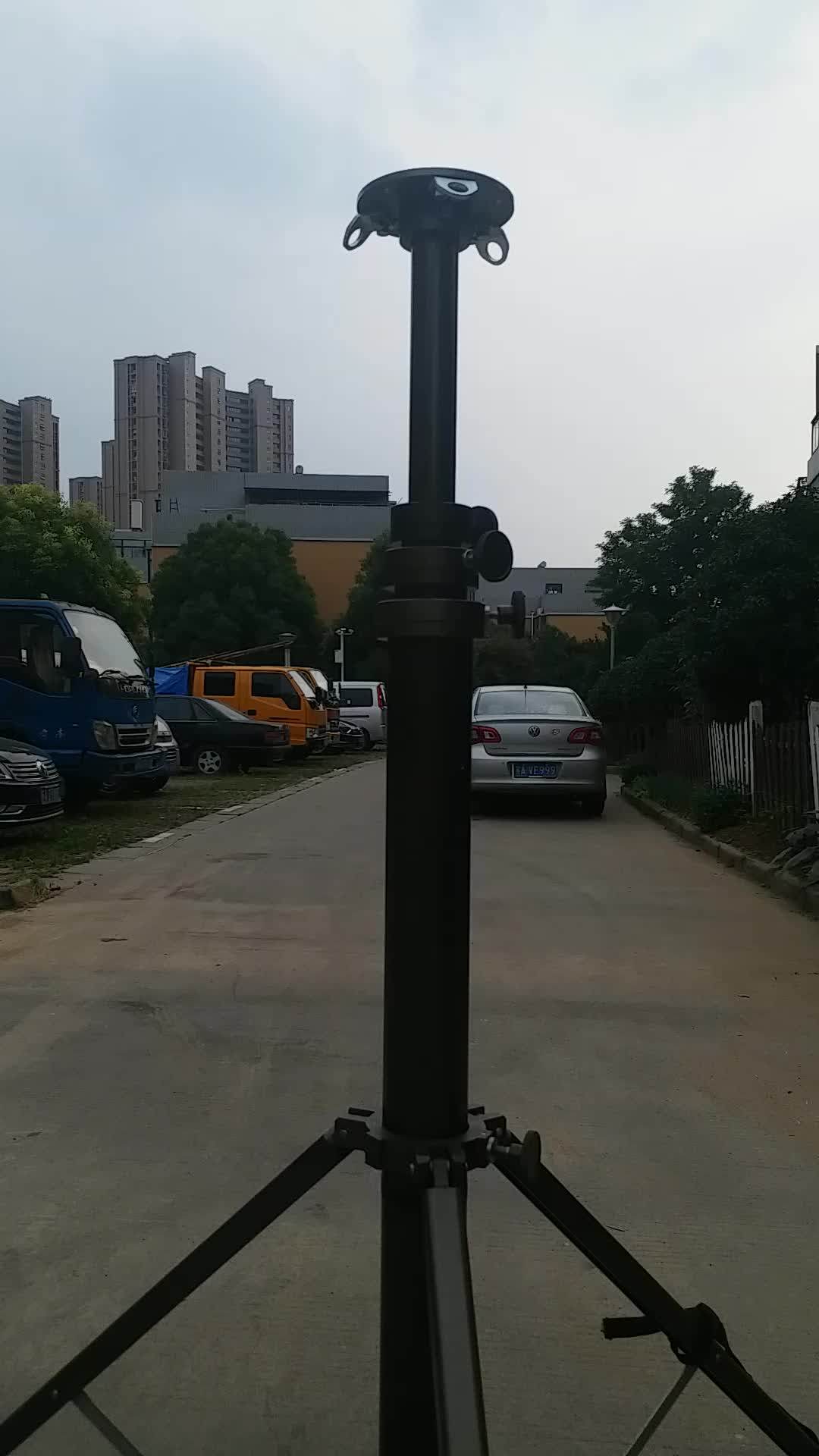 10m Portable Tripod Telescopic Mast For Cctv Camera And Communication