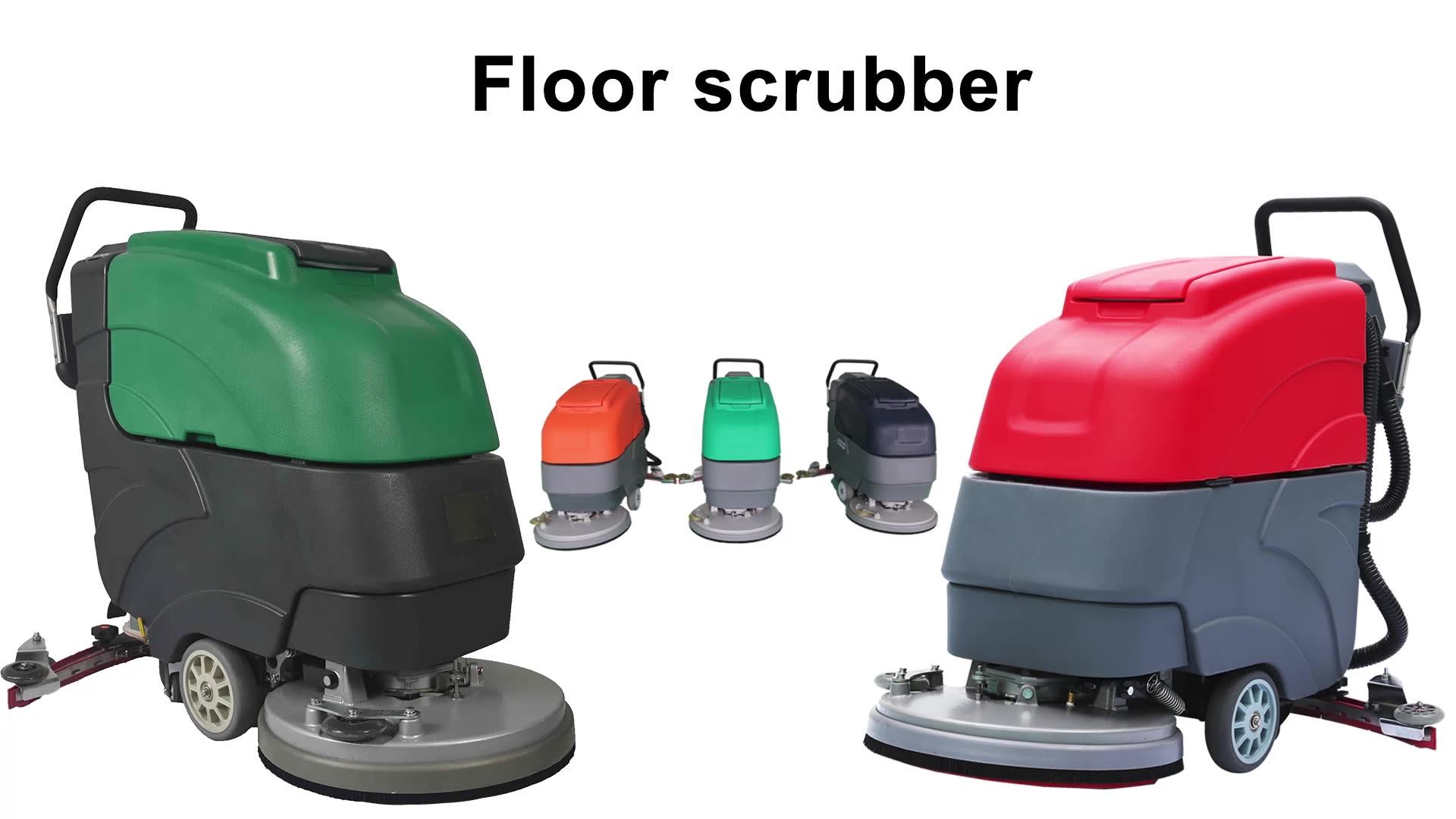 Auto Brush Floor Scrubber Automatic Vacuum Cleaner Cleaning Machine For