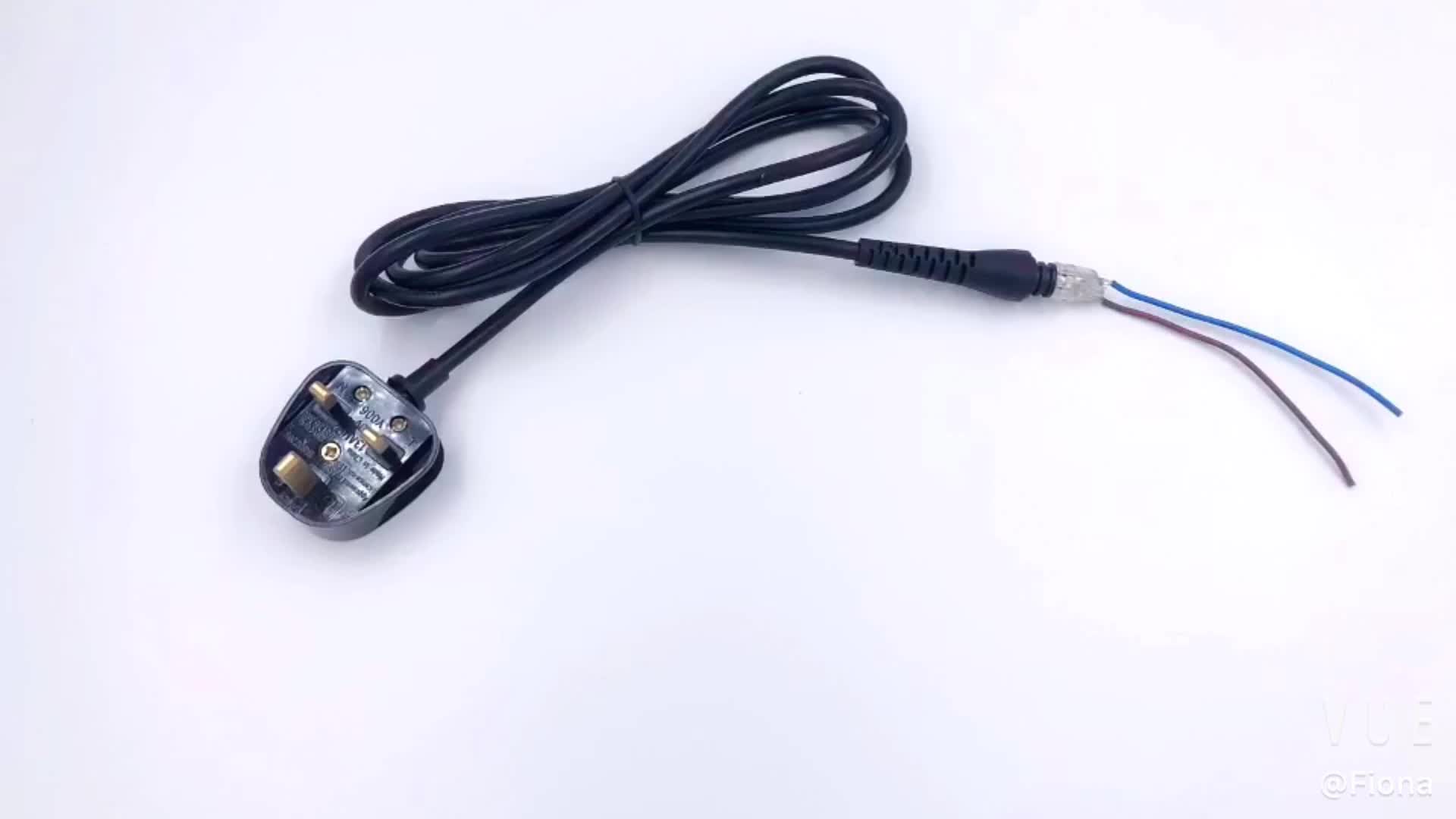 Uk Power Plug Cord For Hair Straightener Power Cable Buy Hair