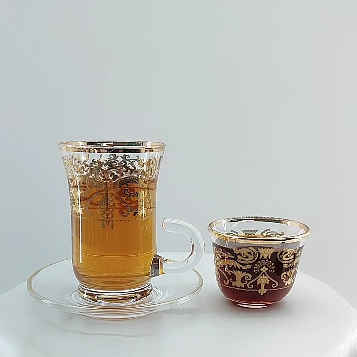 12pcs/ Set Of Arabic Tea Cup Sets Manufacturer Of Fashionable Arabic