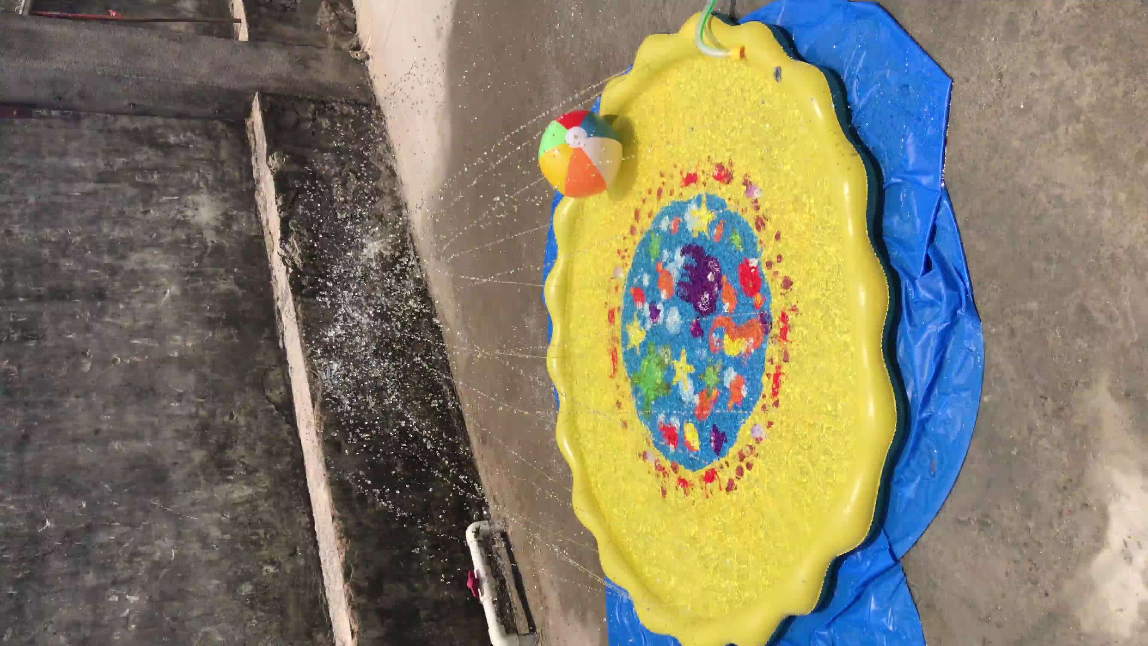 Sprinkle And Splash Play Mat Spray Water Mat For Kids Play Outdoor