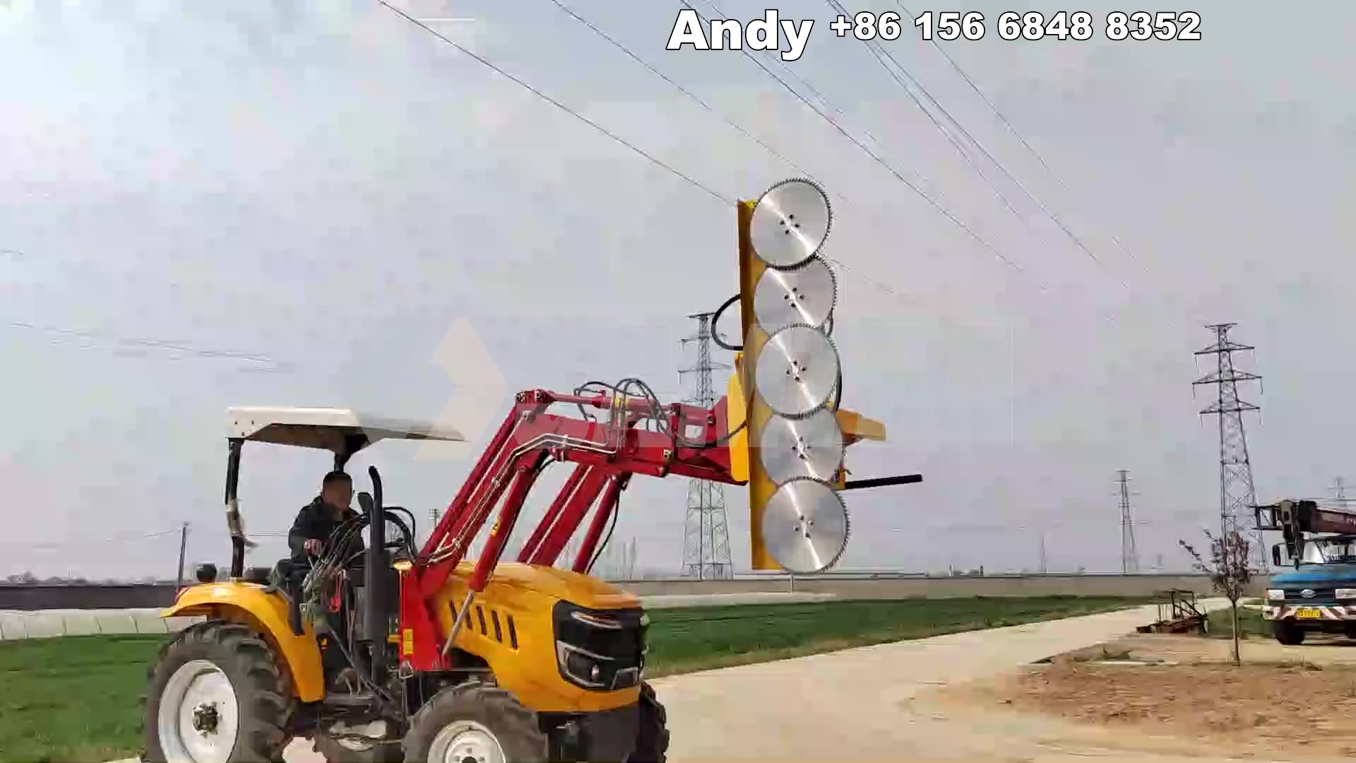 Tree Cutter For Tractor Front End Loader,Tractor Loaders Mounted Limb