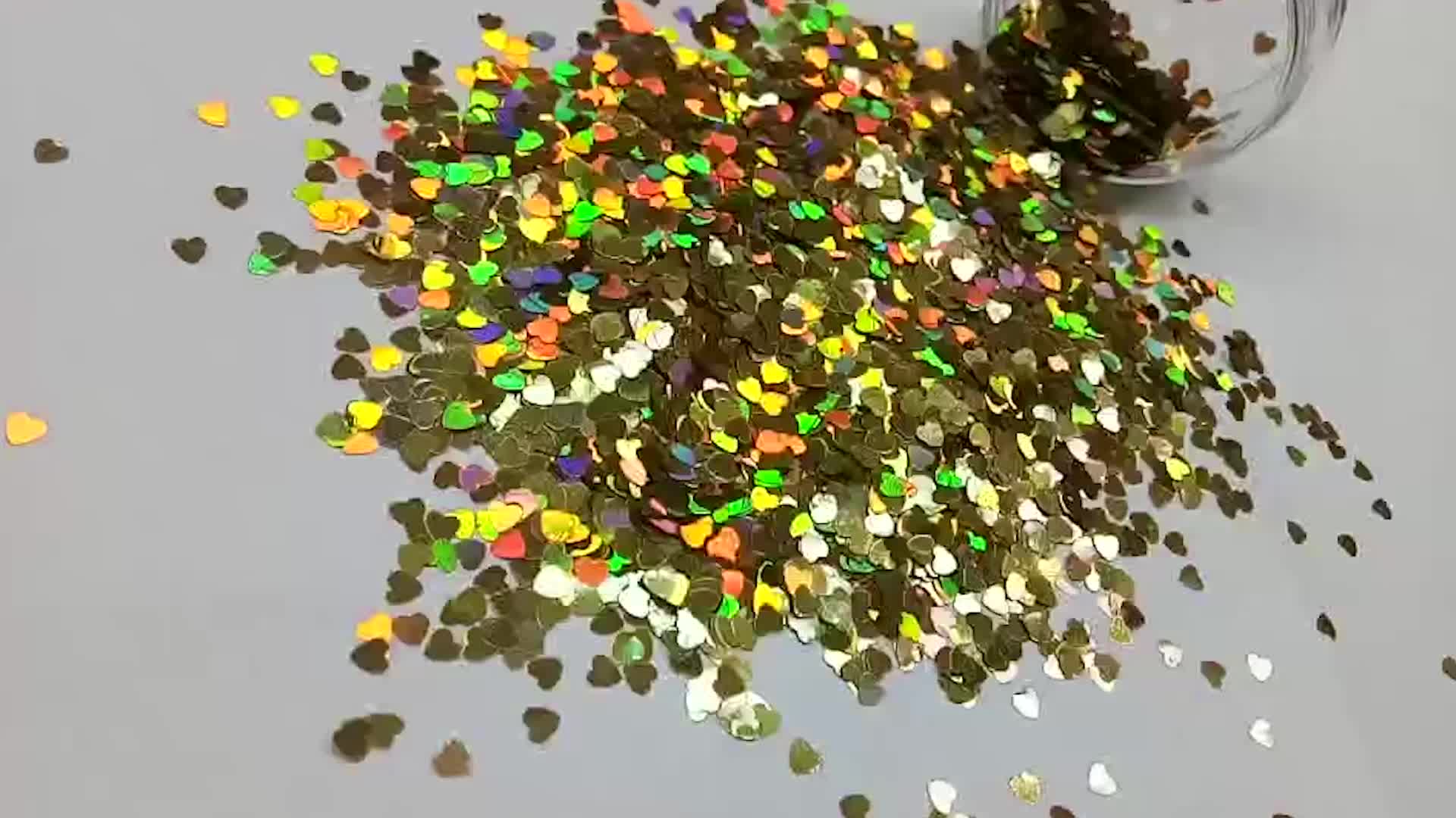 Jingxin Bulk Cosmetics Glitter Powder Mixed Size Glitter Acrylic Powder