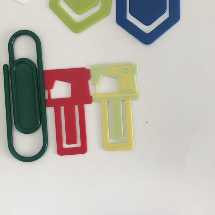 Personalized Style Cute Heartshape Paper Clips Plastic Bookmark Buy