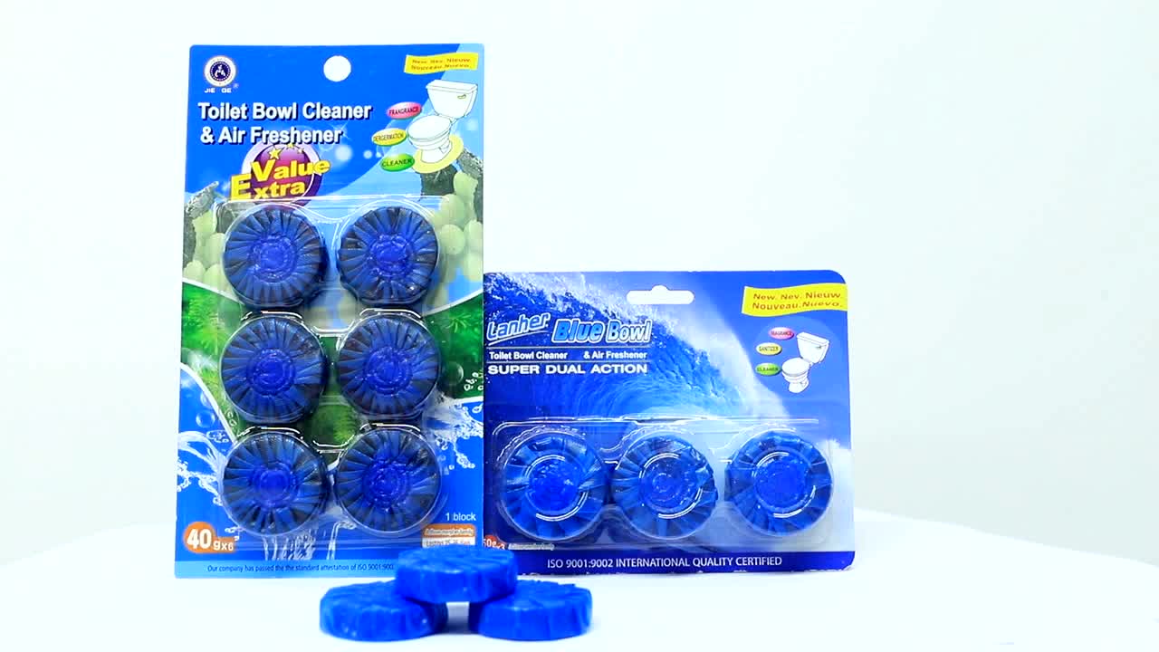 Uk Best Blue Bubble Ball Continuous Wc Concrete Toilet Bowl Bleach Tank Flush Cleaner Tablets
