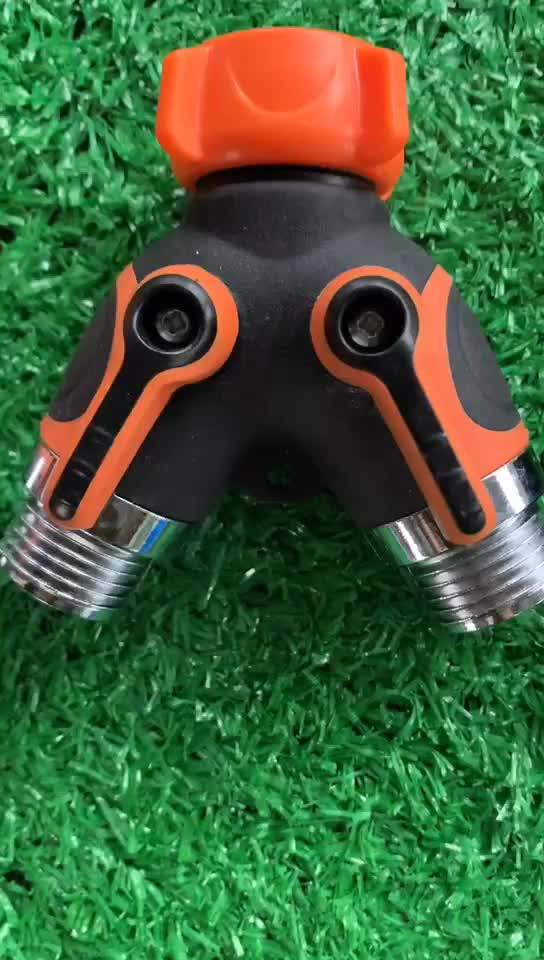 Heavy Duty Brass Garden Hose Splitter 2 Way Bundle Two Way Garden Hose