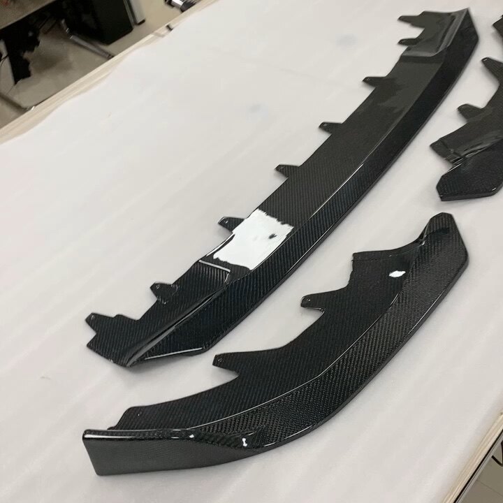 Front Spoiler Lip 73 AMG Style Carbon For Mercedes-Benz S-class W223