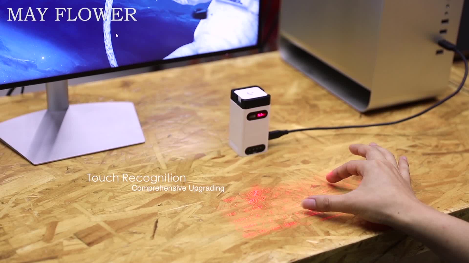 Bt Virtual Laser Keyboard Projector Portable Wireless Projection Mini